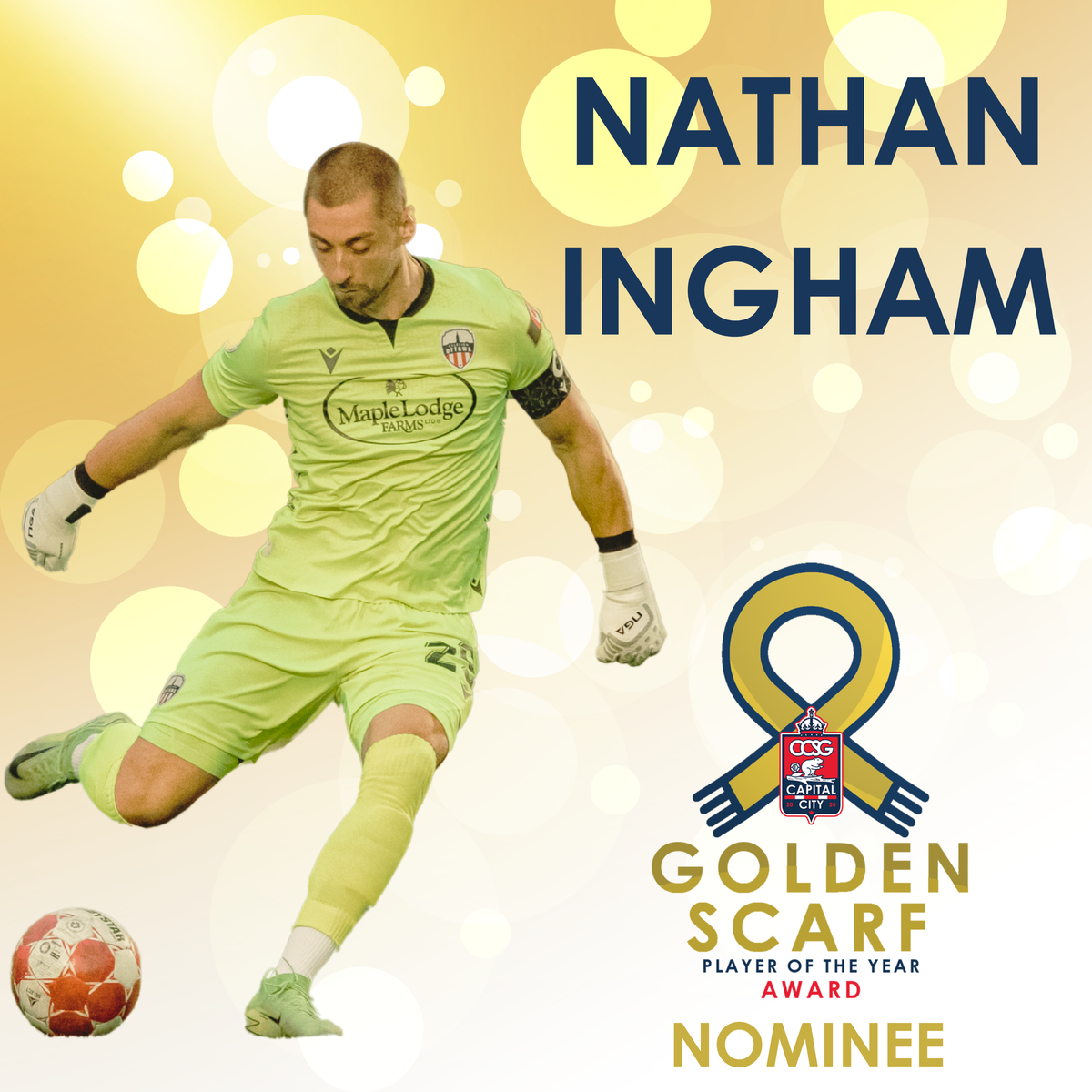 Nathan Ingham - 2025 Golden Scarf Nominee
